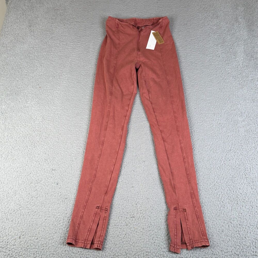 OUT FROM UNDER Pants  XS Tera Cott Slit Leg Skinny Zip Closure Urban Outfitters